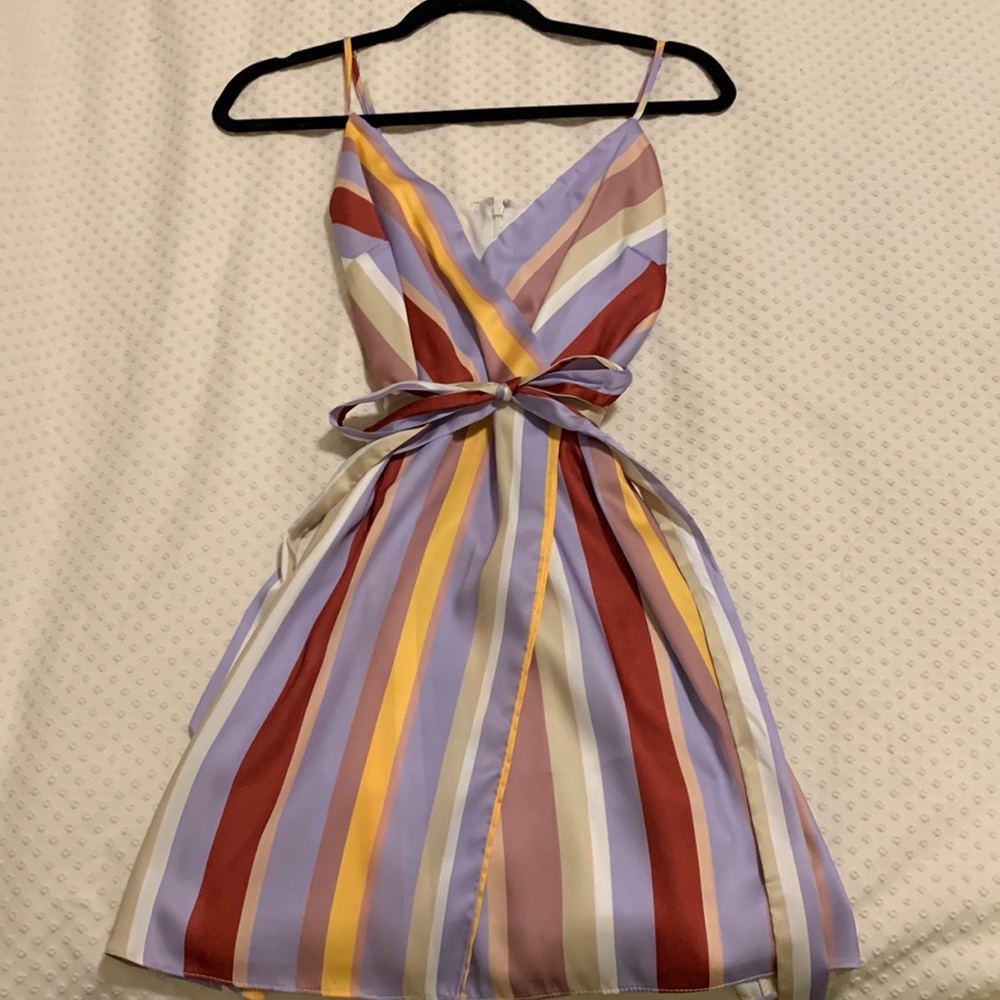 J.O.A mini multicolored dress in size Small.
